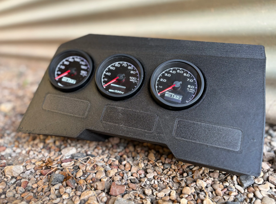 HKS Glovebox Meter Panel Gauge Pod Replica - Nissan Skyline R32