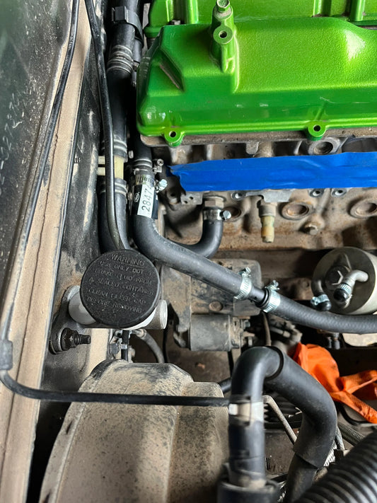 R32 Skyline USDM Clutch Master Cylinder Replacement - For RB25 swap front facing intake