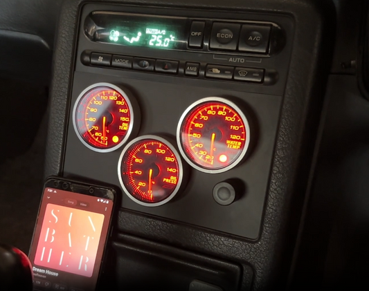3 Gauge "ZeroMod" Bluetooth Headunit - R32
